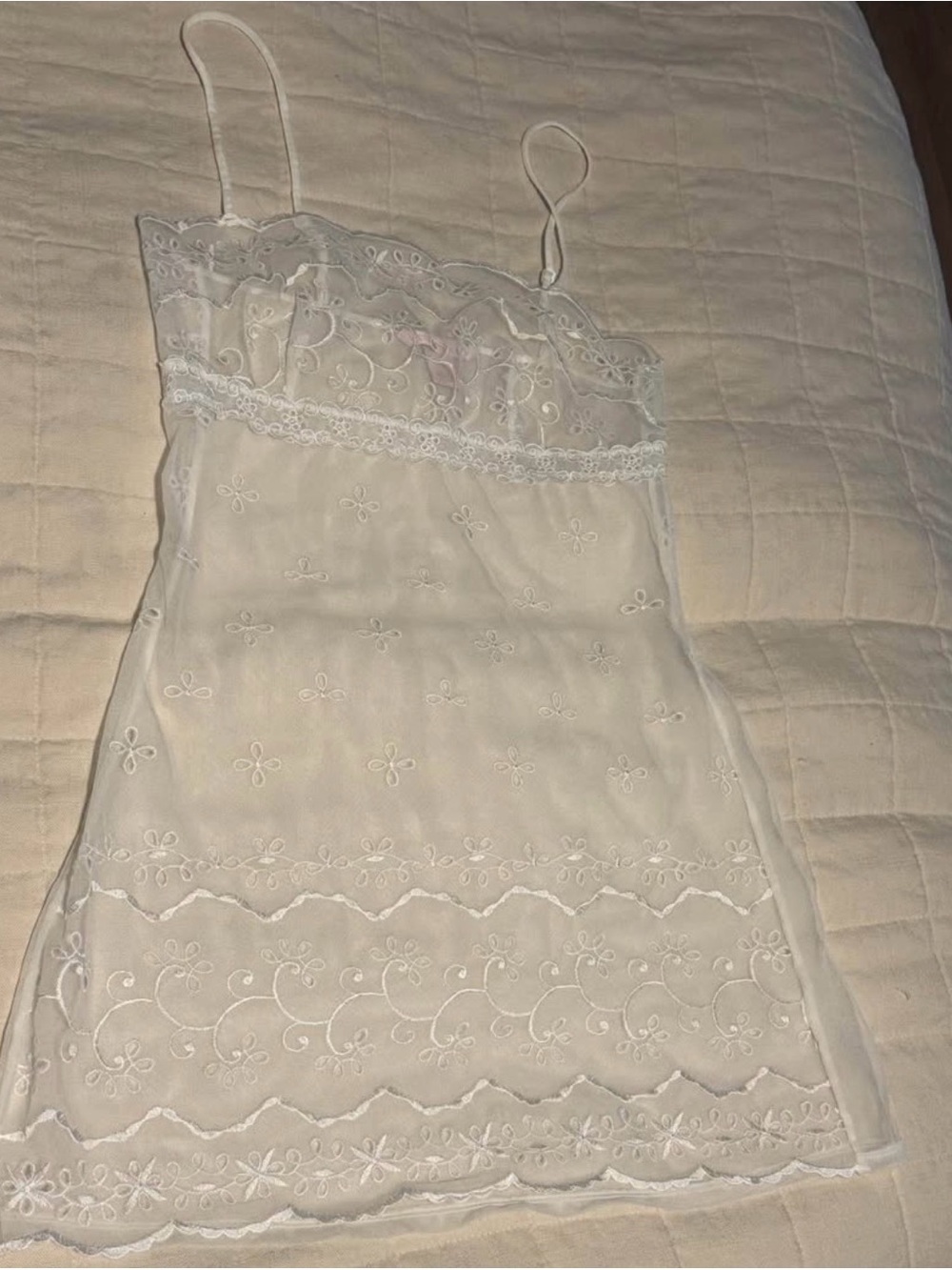 VS eyelet lace slip